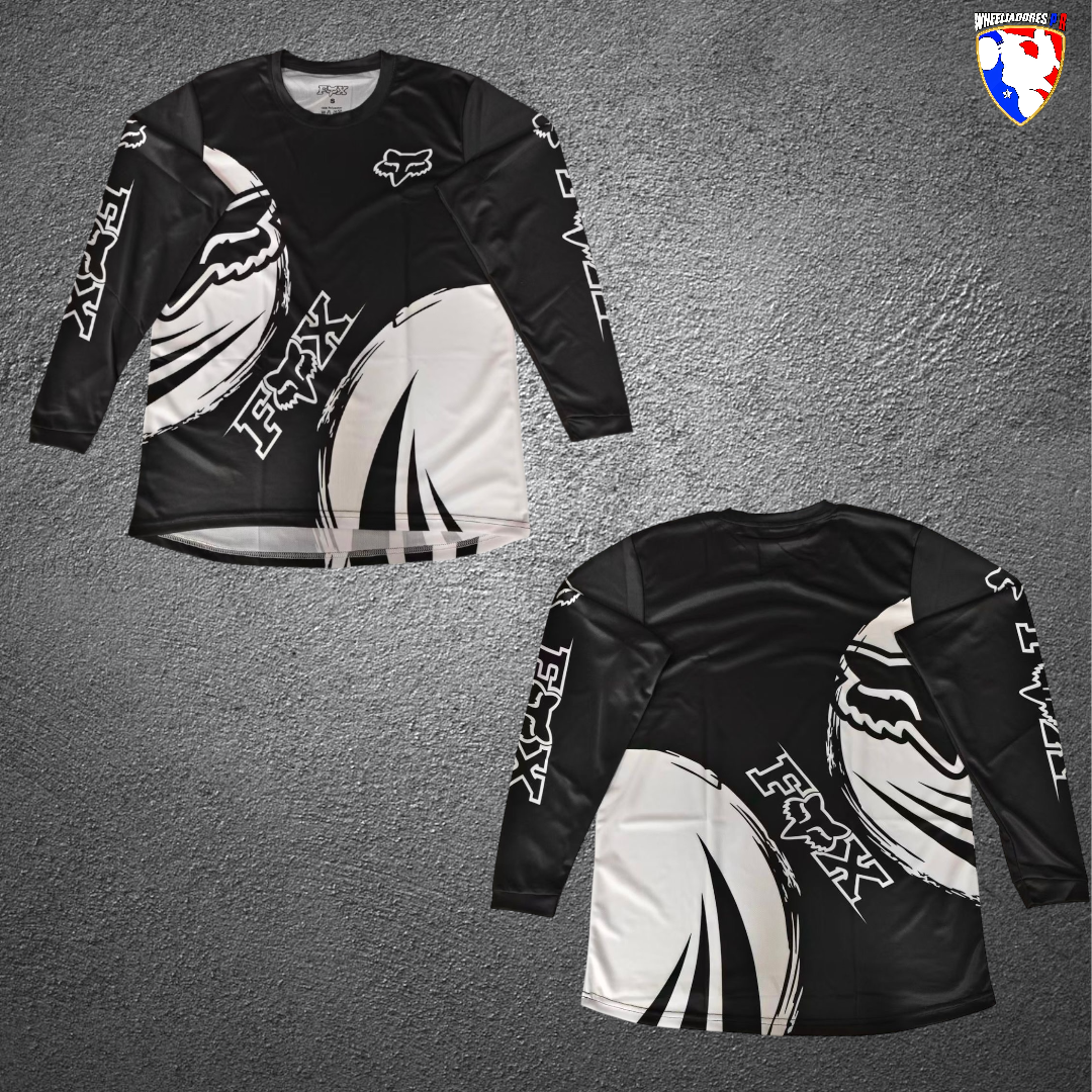 Black & White MX Jersey