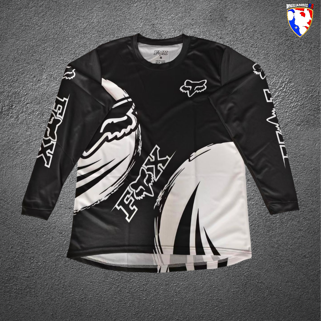Black & White MX Jersey