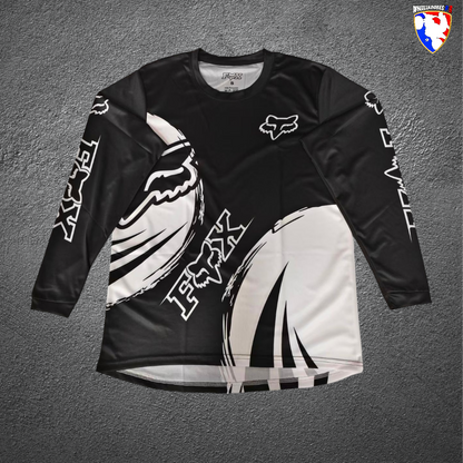 Black & White MX Jersey