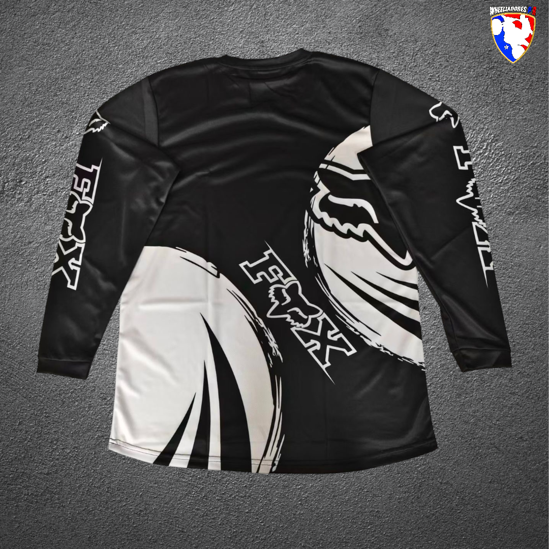 Black & White MX Jersey