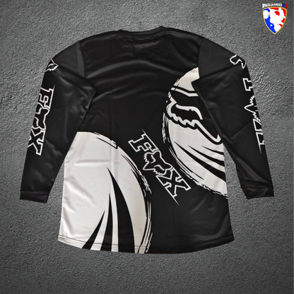 Black & White MX Jersey
